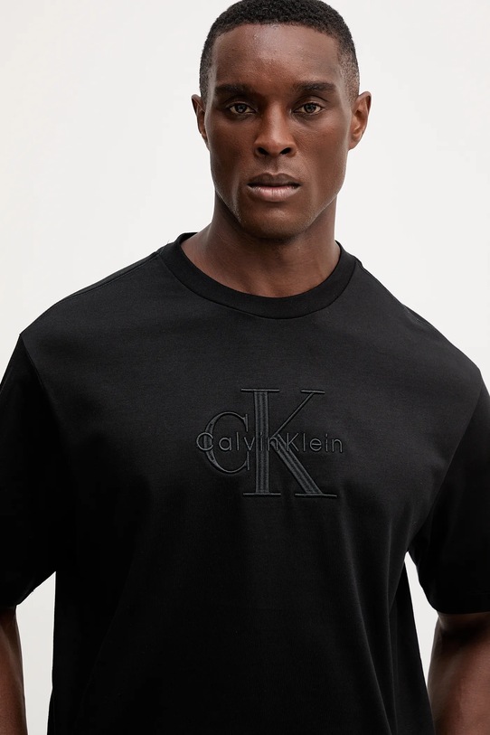 Calvin Klein Jeans t-shirt in cotone nero LV04RB295G
