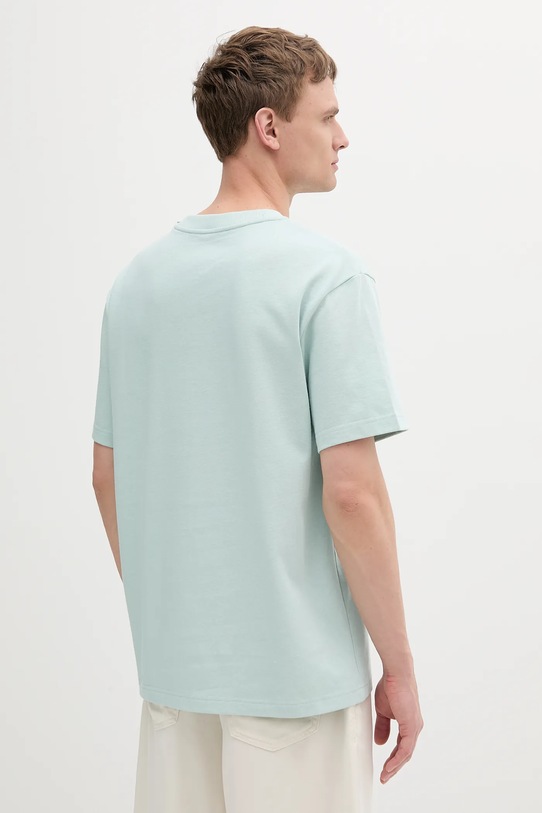 Odzież Calvin Klein Jeans t-shirt bawełniany LV04RAB811 turkusowy