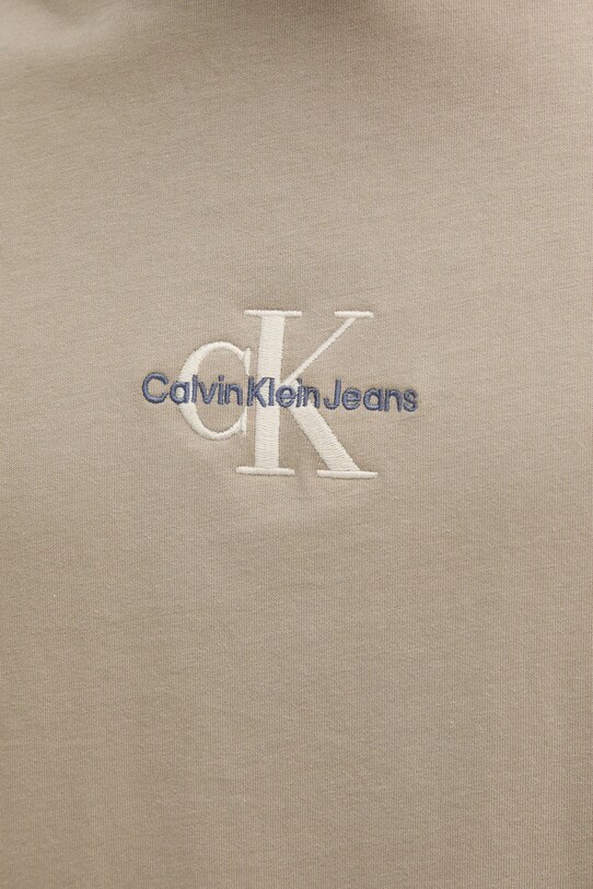 Calvin Klein Jeans tricou din bumbac J30J327493 bej