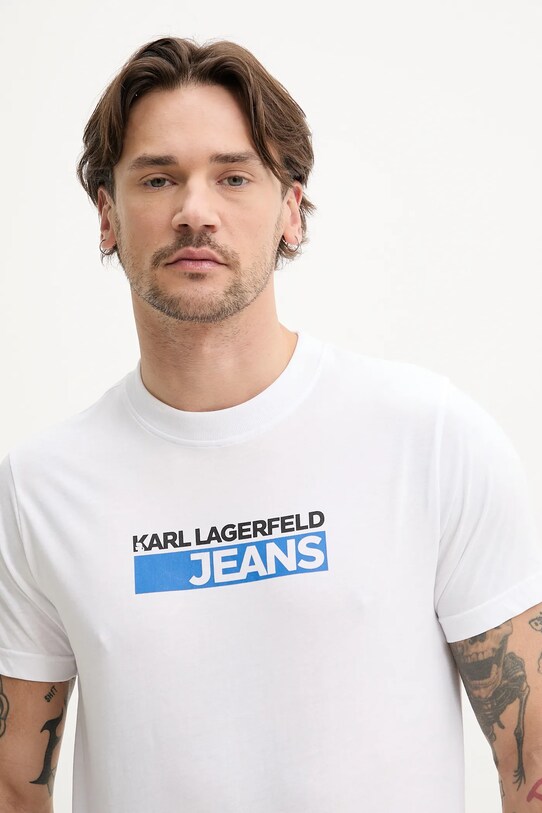 Ruházat Karl Lagerfeld Jeans t-shirt A2M17074 fehér