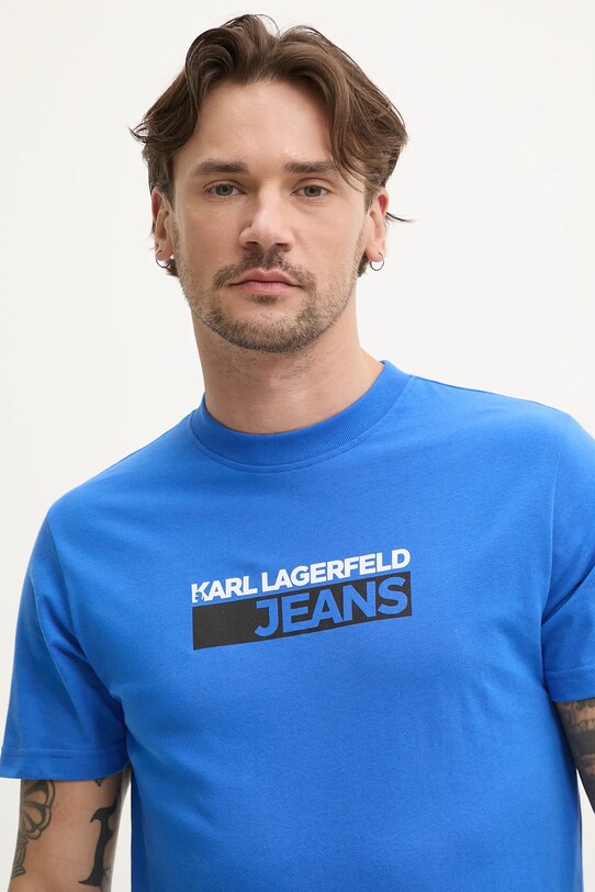 Majica kratkih rukava Karl Lagerfeld Jeans ljubičasta A2M17074