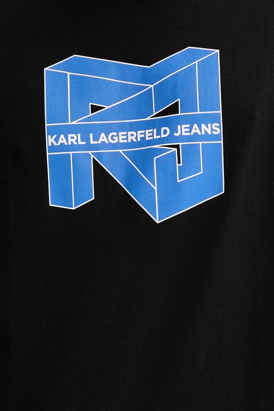Bavlnené tričko Karl Lagerfeld Jeans čierna A2M17037