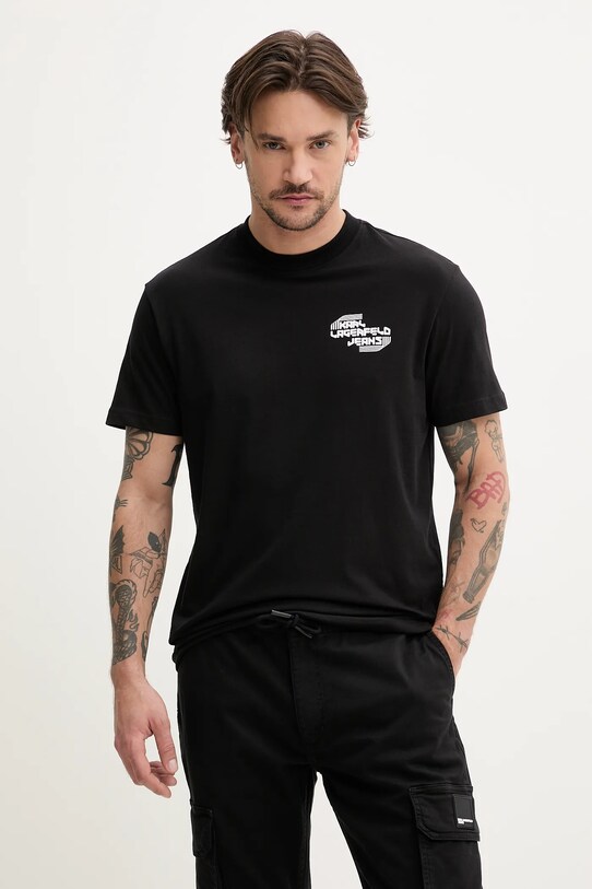 Îmbrăcăminte Karl Lagerfeld Jeans tricou A2M17040 negru