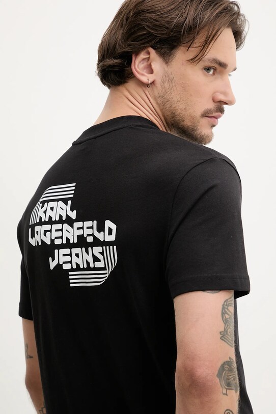 Karl Lagerfeld Jeans tricou negru A2M17040
