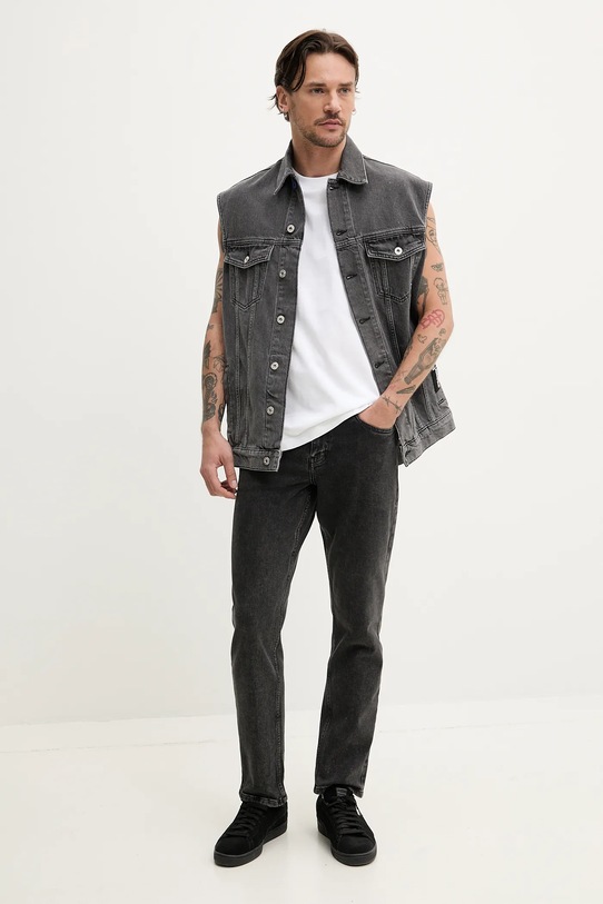 Bavlněné tričko Karl Lagerfeld Jeans A2M17053 bílá SS25