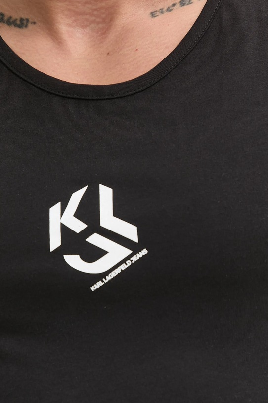 Karl Lagerfeld Jeans tricou negru A2M17093