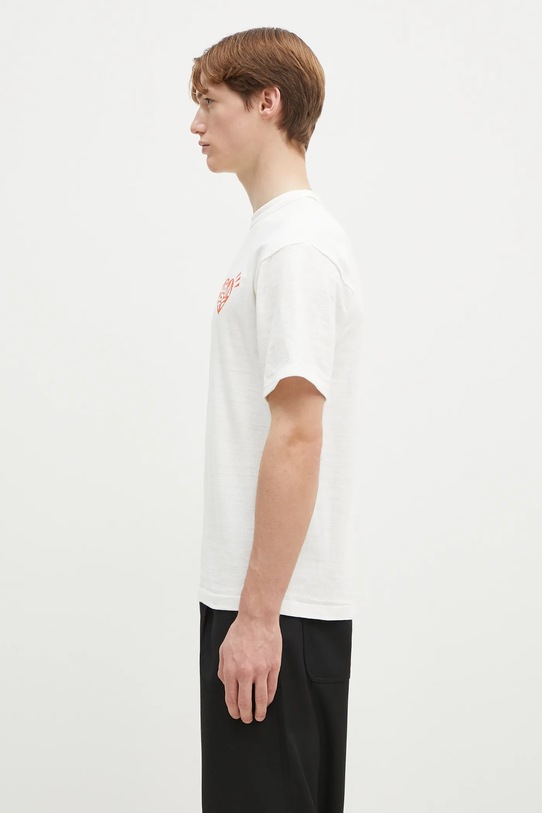 Human Made tricou din bumbac GRAPHIC T-SHIRT HM29TE001 alb SS25