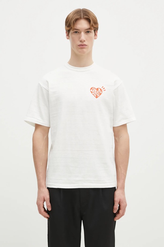 Odzież Human Made t-shirt bawełniany GRAPHIC T-SHIRT HM29TE001 biały