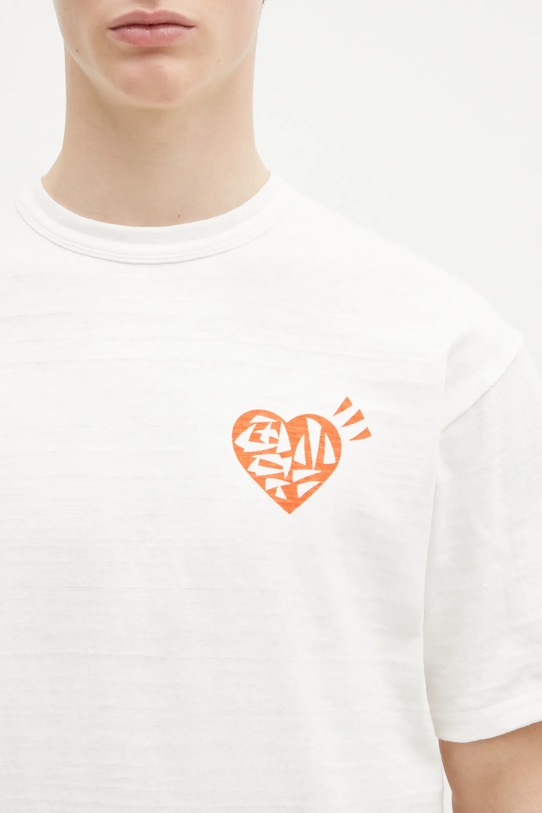 Human Made tricou din bumbac GRAPHIC T-SHIRT alb HM29TE001