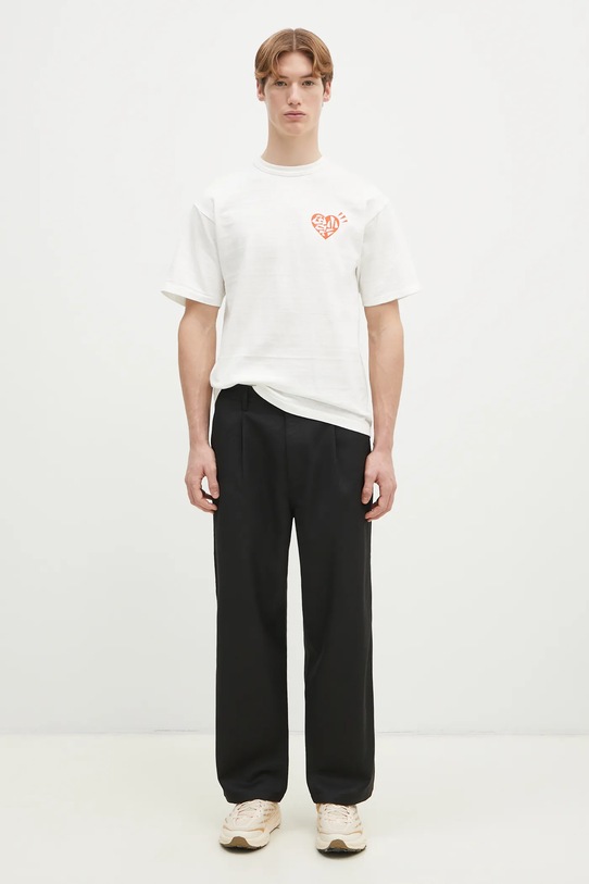 Human Made t-shirt bawełniany GRAPHIC T-SHIRT HM29TE001 biały