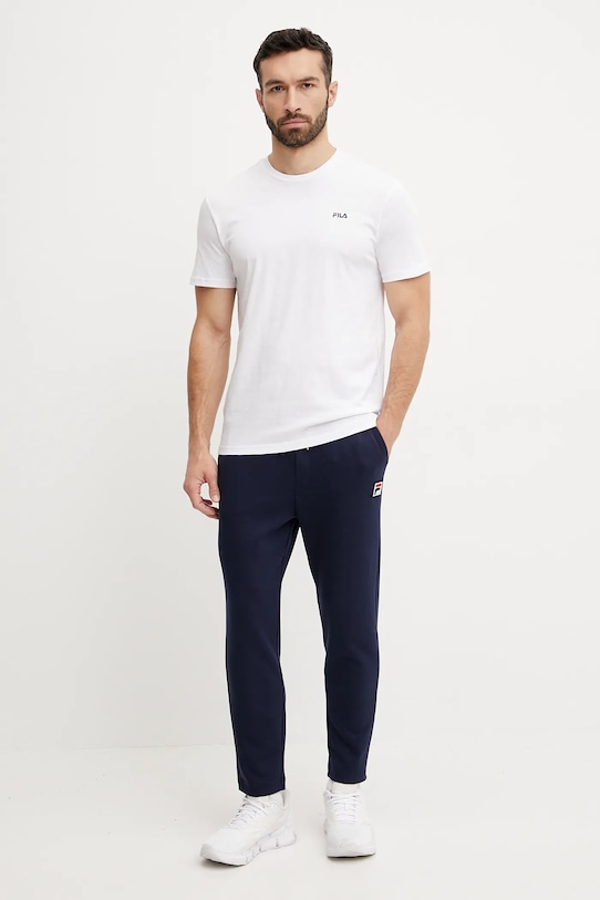 Fila tricou din bumbac Laas FAM0874 alb SS25