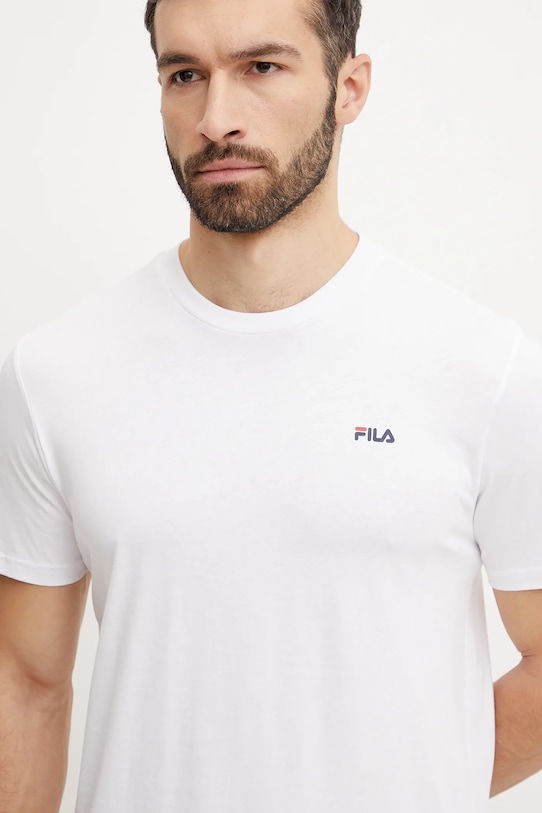 Fila tricou din bumbac Laas alb FAM0874