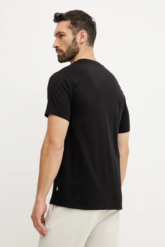 Îmbrăcăminte Fila tricou din bumbac Brill FAU0200 negru