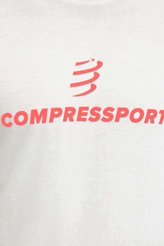 Compressport tricou Podium ATSM554 alb