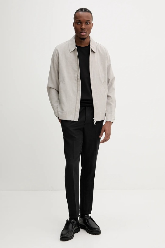 Бавовняна футболка Bally MJE09D чорний SS25