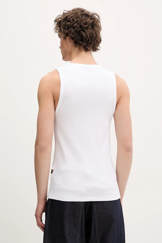 Îmbrăcăminte G-Star tricou din bumbac D26444.5268 alb