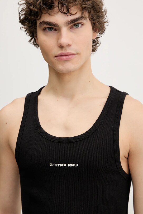 G-Star tricou din bumbac negru D26444.5268