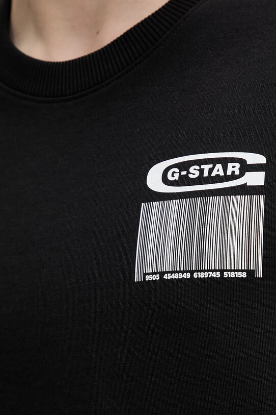 Памучна тениска G-Star D25976.C784 черен