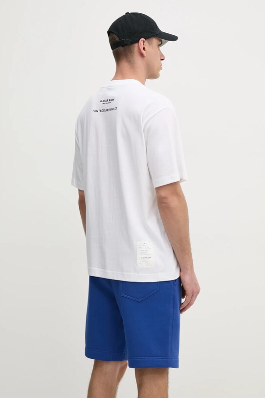 Îmbrăcăminte G-Star tricou din bumbac D25978.C336 alb
