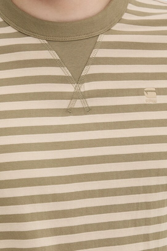 G-Star t-shirt bawełniany D25961.C339 beżowy