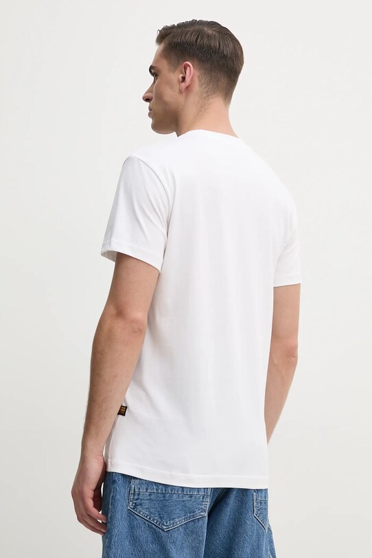 Îmbrăcăminte G-Star tricou din bumbac D25968.C506 alb