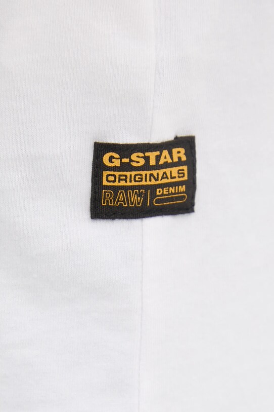 G-Star tricou din bumbac D25968.C506 alb