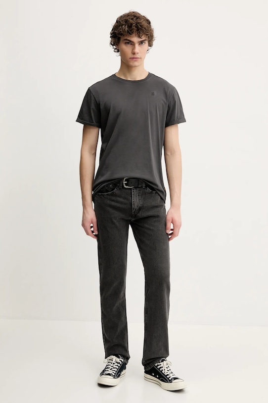 G-Star tricou din bumbac D25971.2653 gri SS25