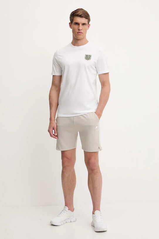 Puma t-shirt bawełniany 629628 biały SS25