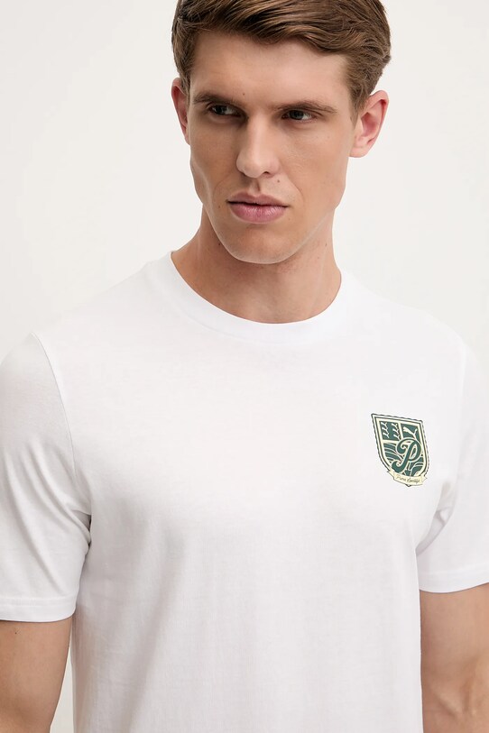 Puma t-shirt bawełniany biały 629628