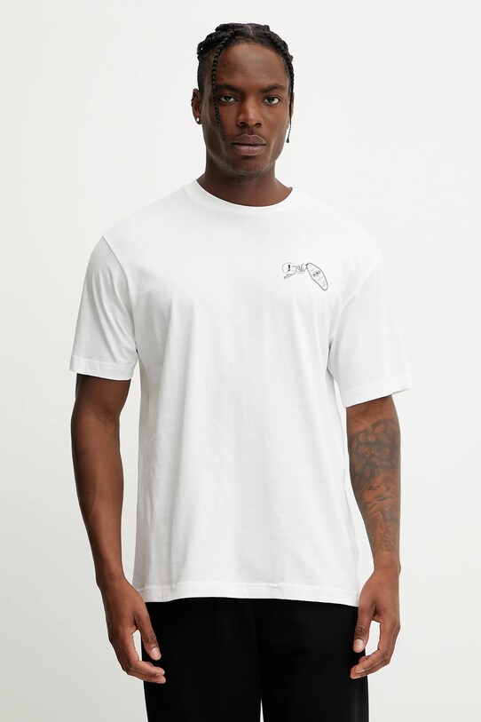 Памучна тениска Puma 629636 бял SS25