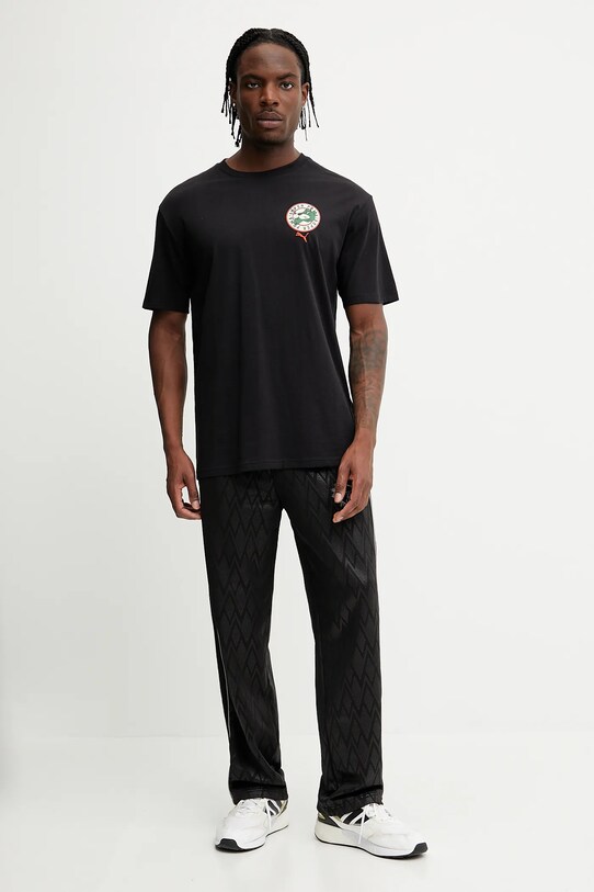 Puma t-shirt in cotone 629639 nero SS25
