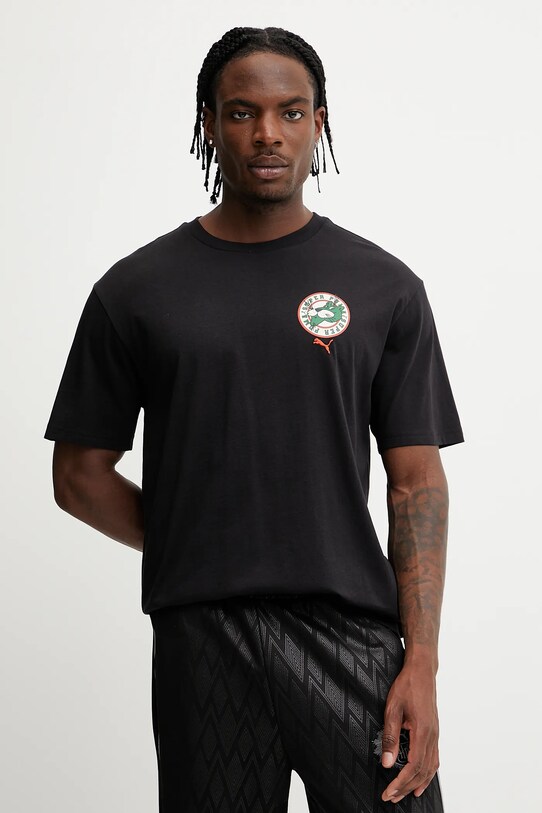 Abbigliamento Puma t-shirt in cotone 629639 nero