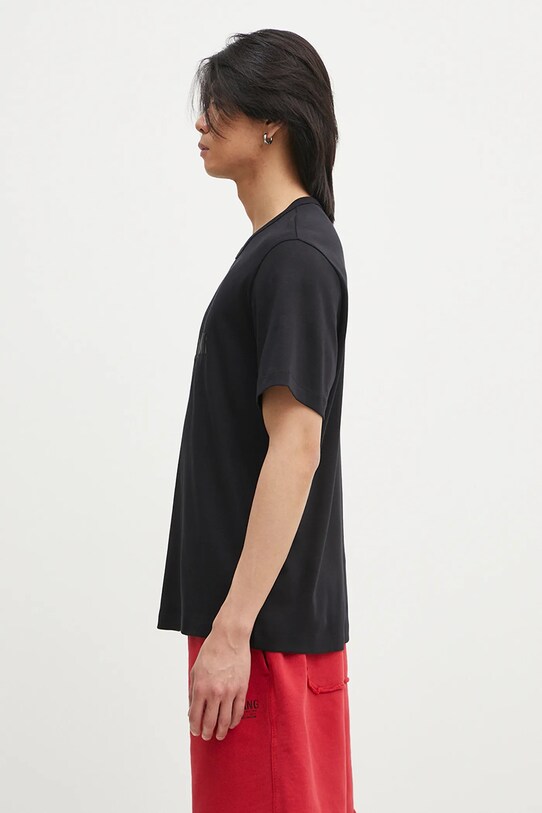 Helmut Lang t-shirt bawełniany Logo Ov Tee.Hvy Ever O04HM599 czarny SS25
