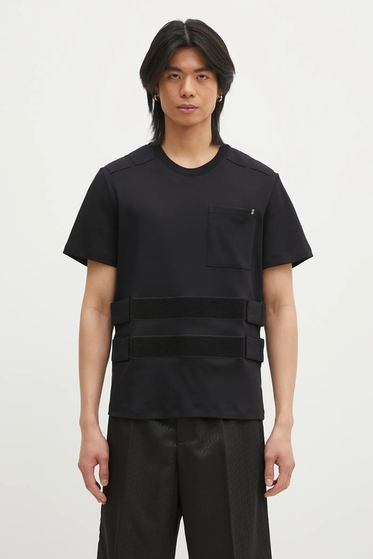 Бавовняна футболка Helmut Lang Armor Tee.Hvy Everyd O10HM507 чорний SS25