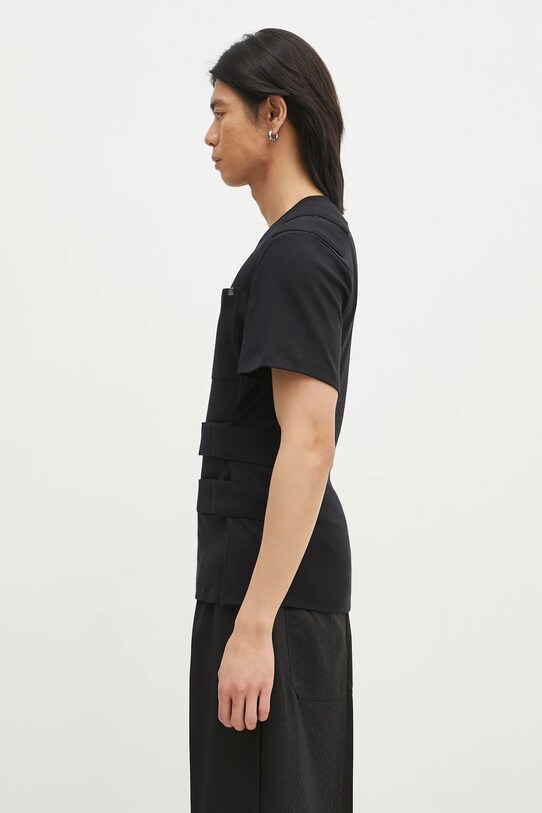 Oblečení Bavlněné tričko Helmut Lang Armor Tee.Hvy Everyd O10HM507 černá