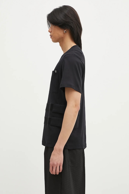 Бавовняна футболка Helmut Lang Armor Tee.Hvy Everyd чорний O10HM507