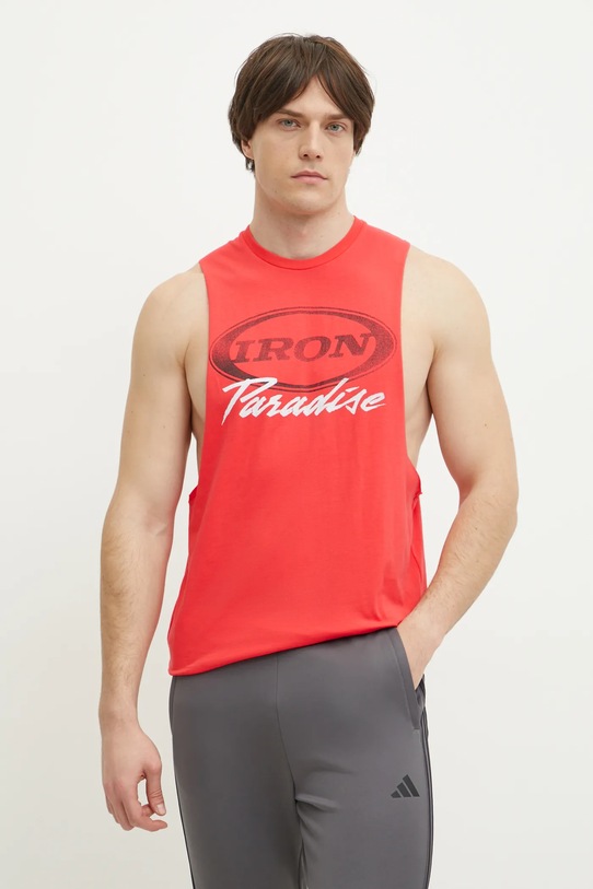 Under Armour tricou Project Rock print rosu 1389935