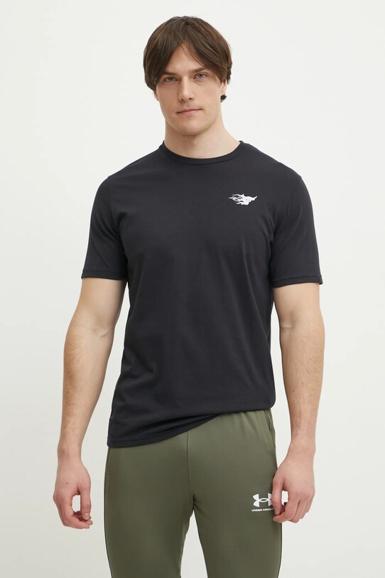 Tréninkové tričko Under Armour Project Rock 1389944 černá SS25