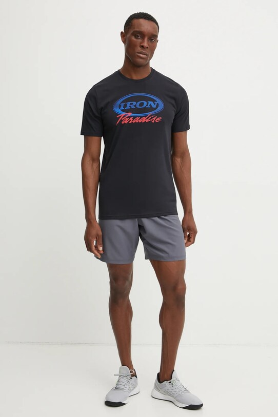 Under Armour t-shirt treningowy Project Rock 1389945 czarny SS25