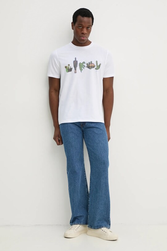 Тениска PS Paul Smith M2R.011R.PP5075 бял SS25