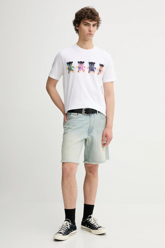 Бавовняна футболка PS Paul Smith M2R.011R.PP5131 білий SS25