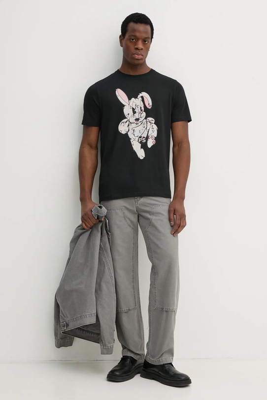 Bavlněné tričko PS Paul Smith M2R.011R.PP5132 černá SS25