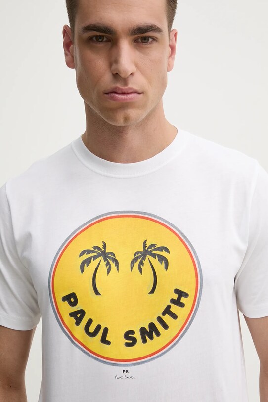 PS Paul Smith tricou din bumbac alb M2R.011R.PP5133