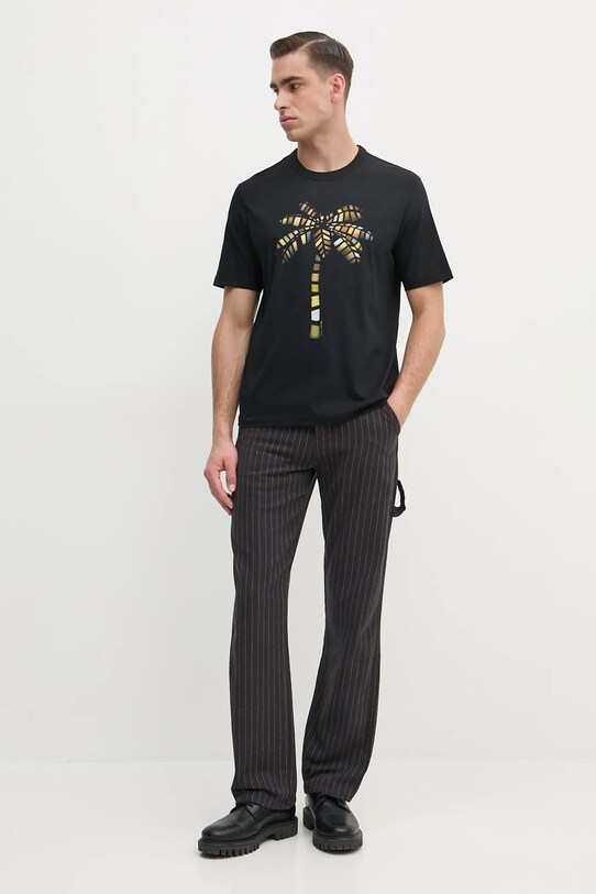 PS Paul Smith tricou din bumbac M2R.220X.PP5073 negru SS25