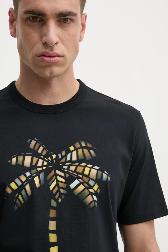 PS Paul Smith tricou din bumbac negru M2R.220X.PP5073