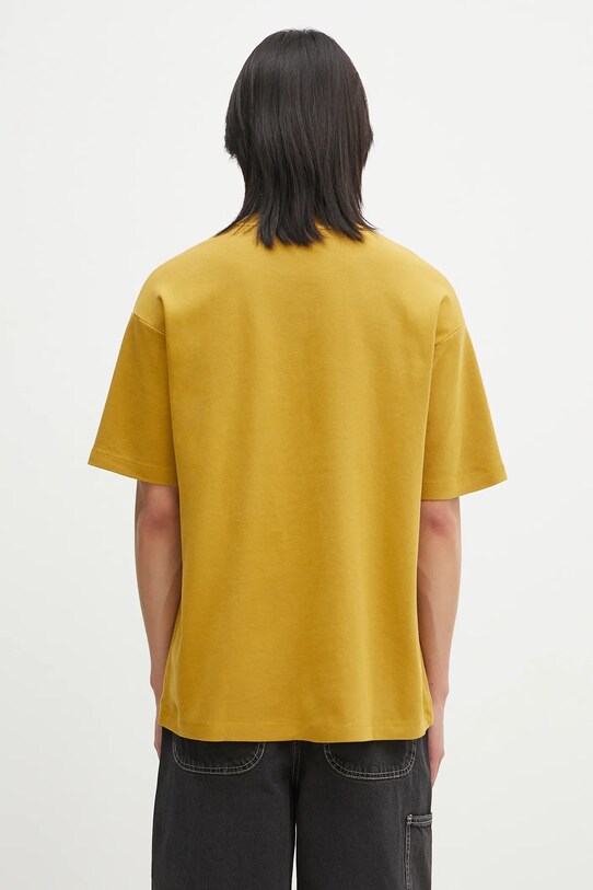Îmbrăcăminte Drôle de Monsieur tricou din bumbac Le T-Shirt Slogan Classique G.TS202.CO002.MS verde