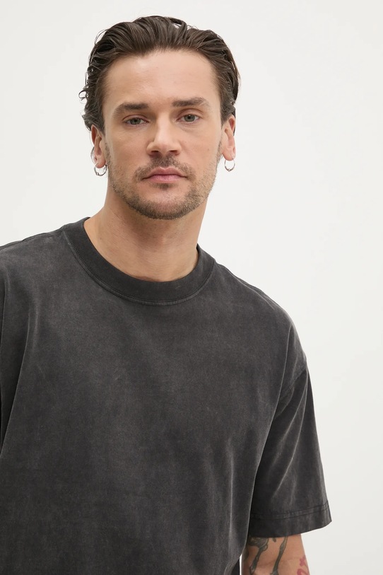 Hollister Co. t-shirt bawełniany szary KI324.5056.901