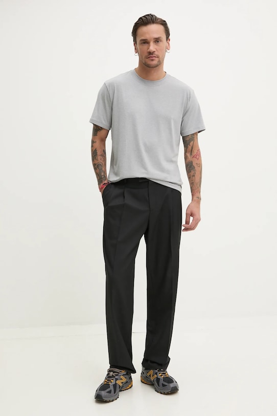 Hollister Co. t-shirt KI324.5089.136 grigio SS25