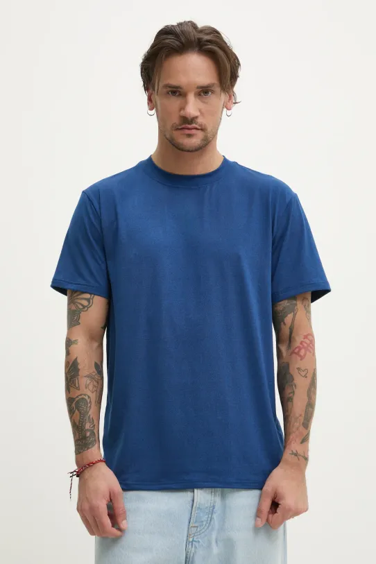 Hollister Co. tricou melanj bleumarin KI324.5089.202