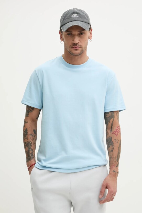 Hollister Co. tricou uni albastru KI324.5137.210